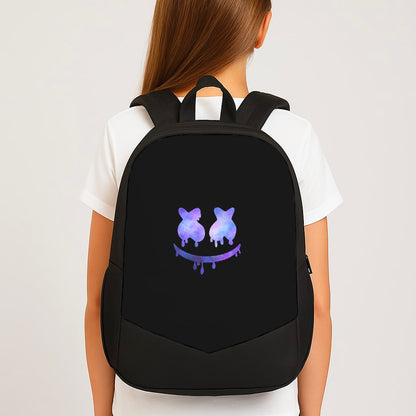 Dripping Features - White Helmet DJ Large School Bag