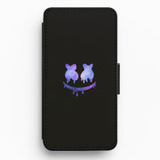 Dripping Features - White Helmet DJ Flip / Wallet Phone Case 1