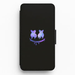 Dripping Features - White Helmet DJ Flip / Wallet Phone Case