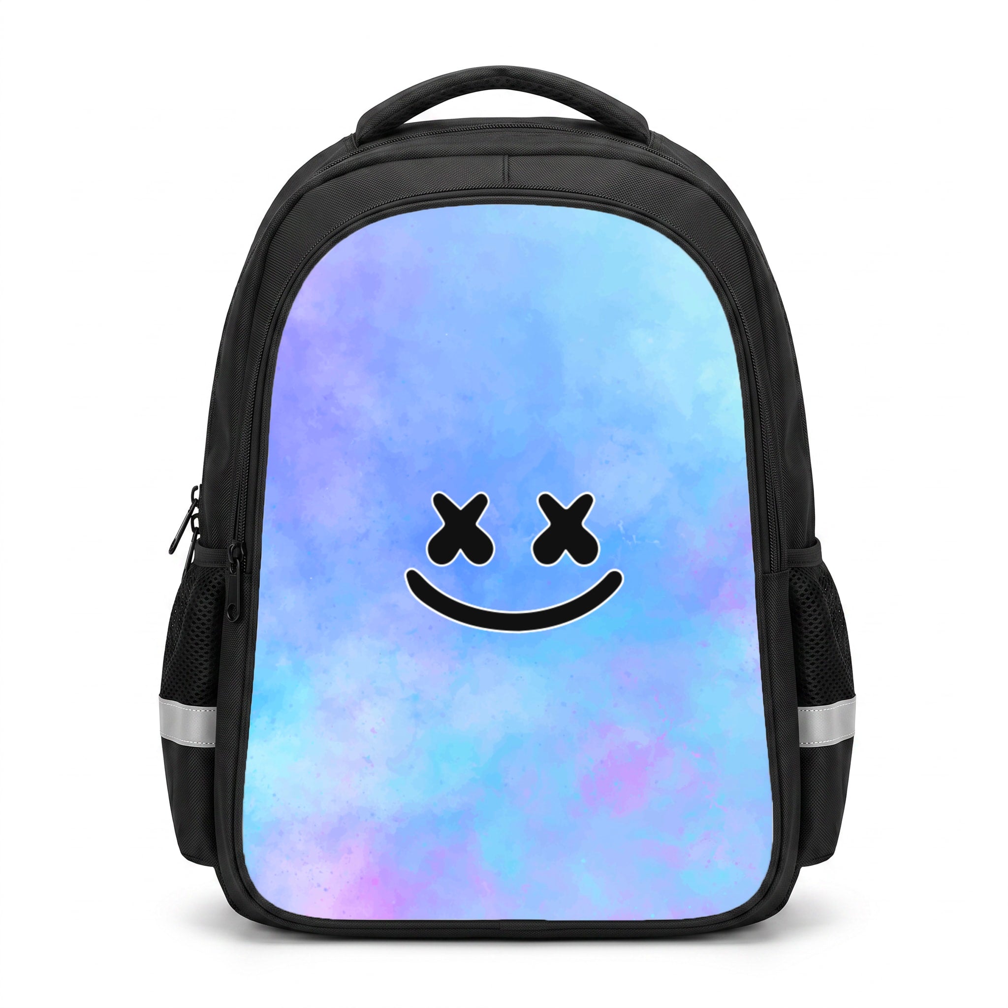 Blue White Helmet DJ Backpack