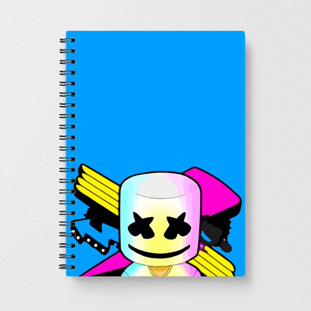 Neon Logo Marshmello  Notebook