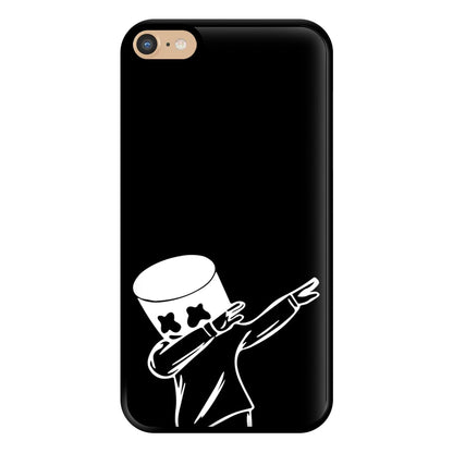 Silhouette White Helmet DJ Dab Phone Case for iPhone 6 Plus / 7 Plus / 8 Plus