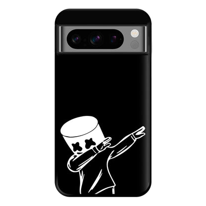 Silhouette White Helmet DJ Dab Phone Case for Google Pixel 8 Pro