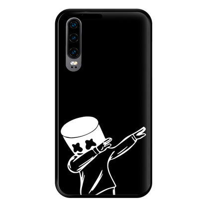 Silhouette White Helmet DJ Dab Phone Case for Huawei P30