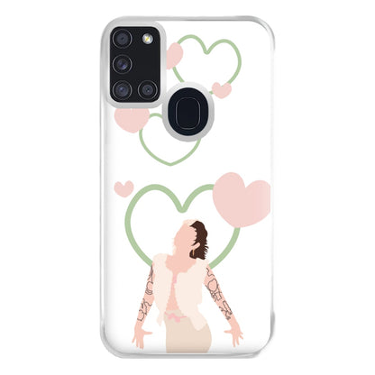 Hearts Phone Case for Galaxy A21s