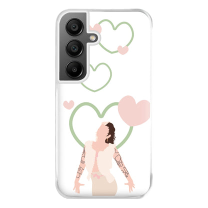 Hearts Phone Case for Galaxy A55