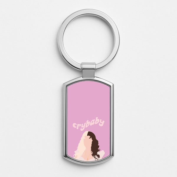 Crybaby Silver Keyring