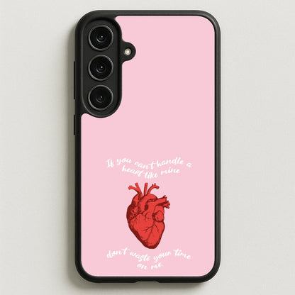 Don't Waste Your Time On Me Phone Case for Galaxy S25FE