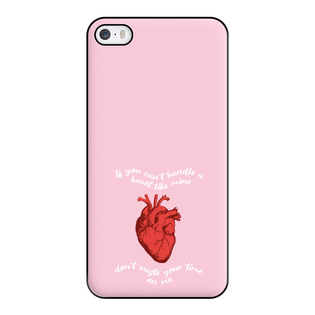 Don't Waste Your Time On Me Phone Case for iPhone 5 / 5s / SE 2016