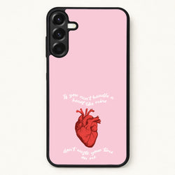 Don't Waste Your Time On Me Phone Case for Galaxy A37