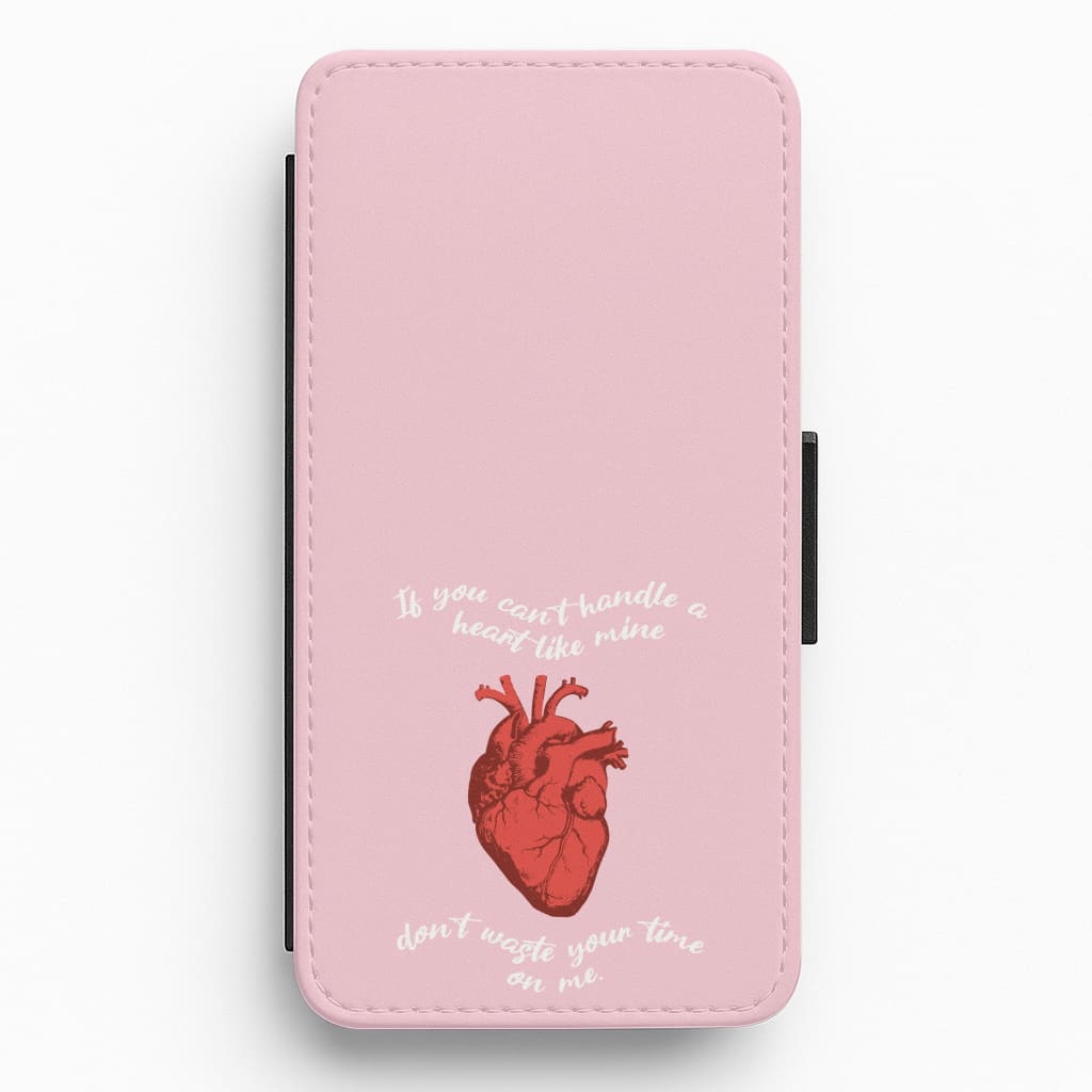 Don't Waste Your Time On Me Flip / Wallet Phone Case