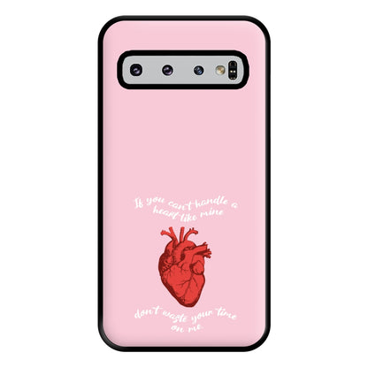 Don't Waste Your Time On Me Phone Case for Galaxy S10 Plus