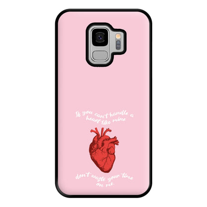 Don't Waste Your Time On Me Phone Case for Galaxy S9 Plus