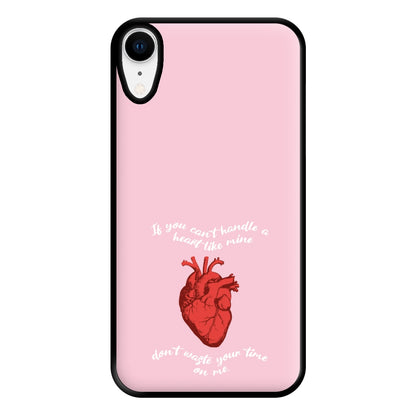 Don't Waste Your Time On Me Phone Case for iPhone XR