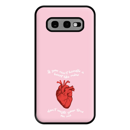 Don't Waste Your Time On Me Phone Case for Galaxy S10e