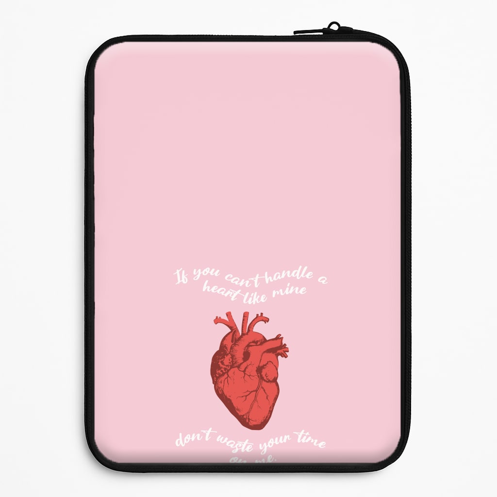Don't Waste Your Time On Me Laptop Sleeve