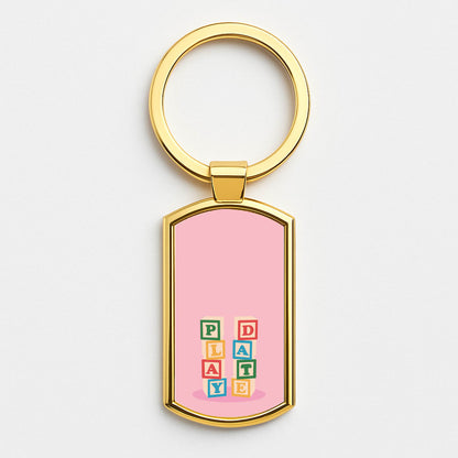 Playdate Gold Keyring