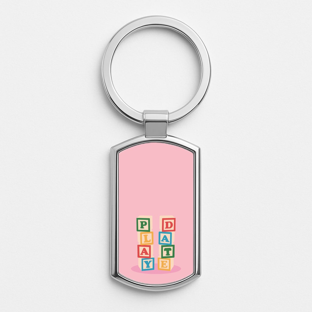 Playdate Silver Keyring