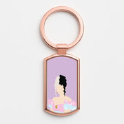 Blue And Pink Dress Luxury Keyring 4