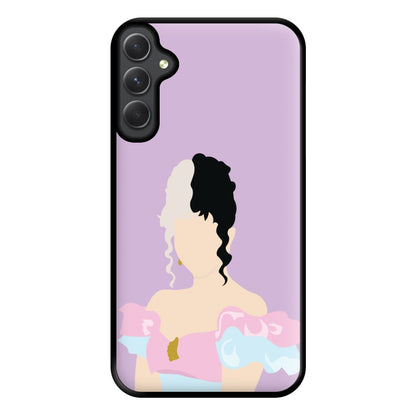 Blue And Pink Dress Phone Case for Galaxy A34