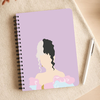 Blue And Pink Dress Notepad