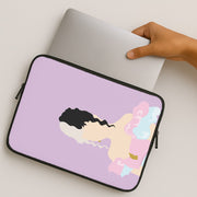 Blue And Pink Dress Laptop Sleeve 2