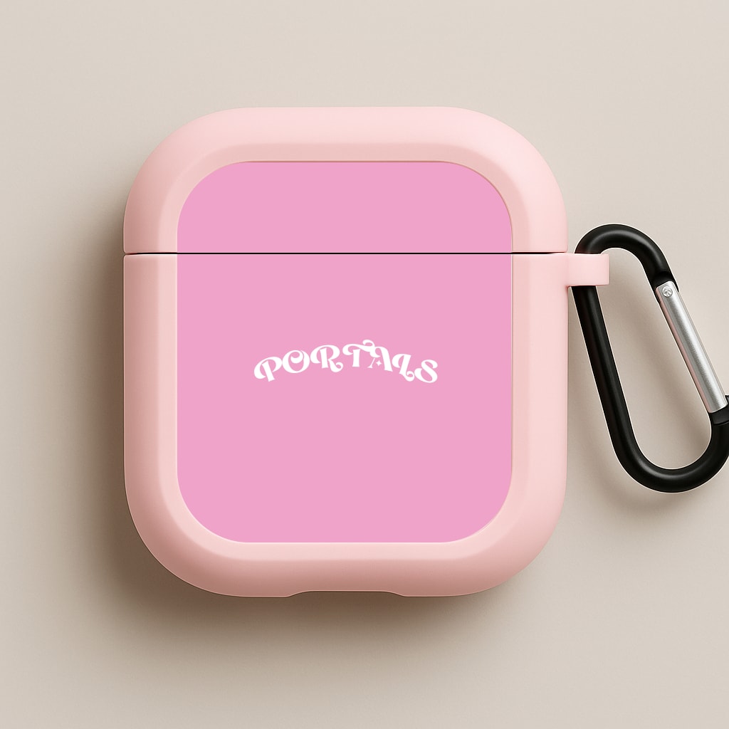 Portals Pink AirPods Case
