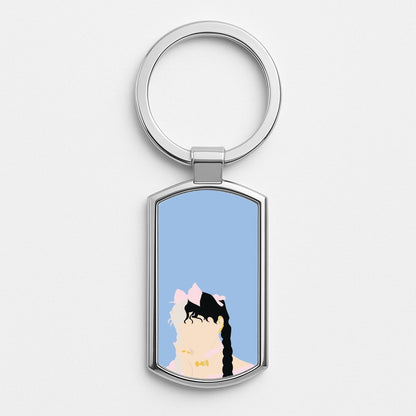 Bow Silver Keyring