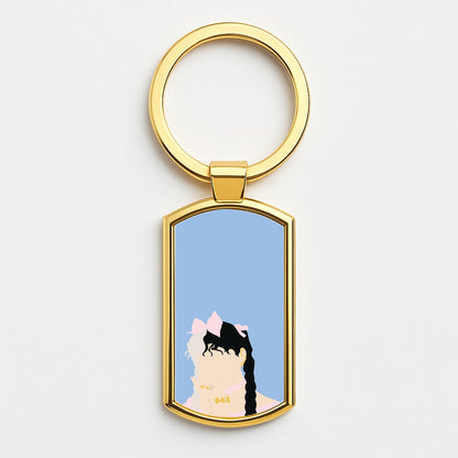 Bow Gold Keyring