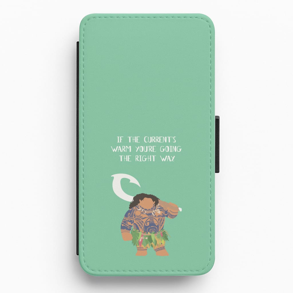If The Current's Warm Flip / Wallet Phone Case