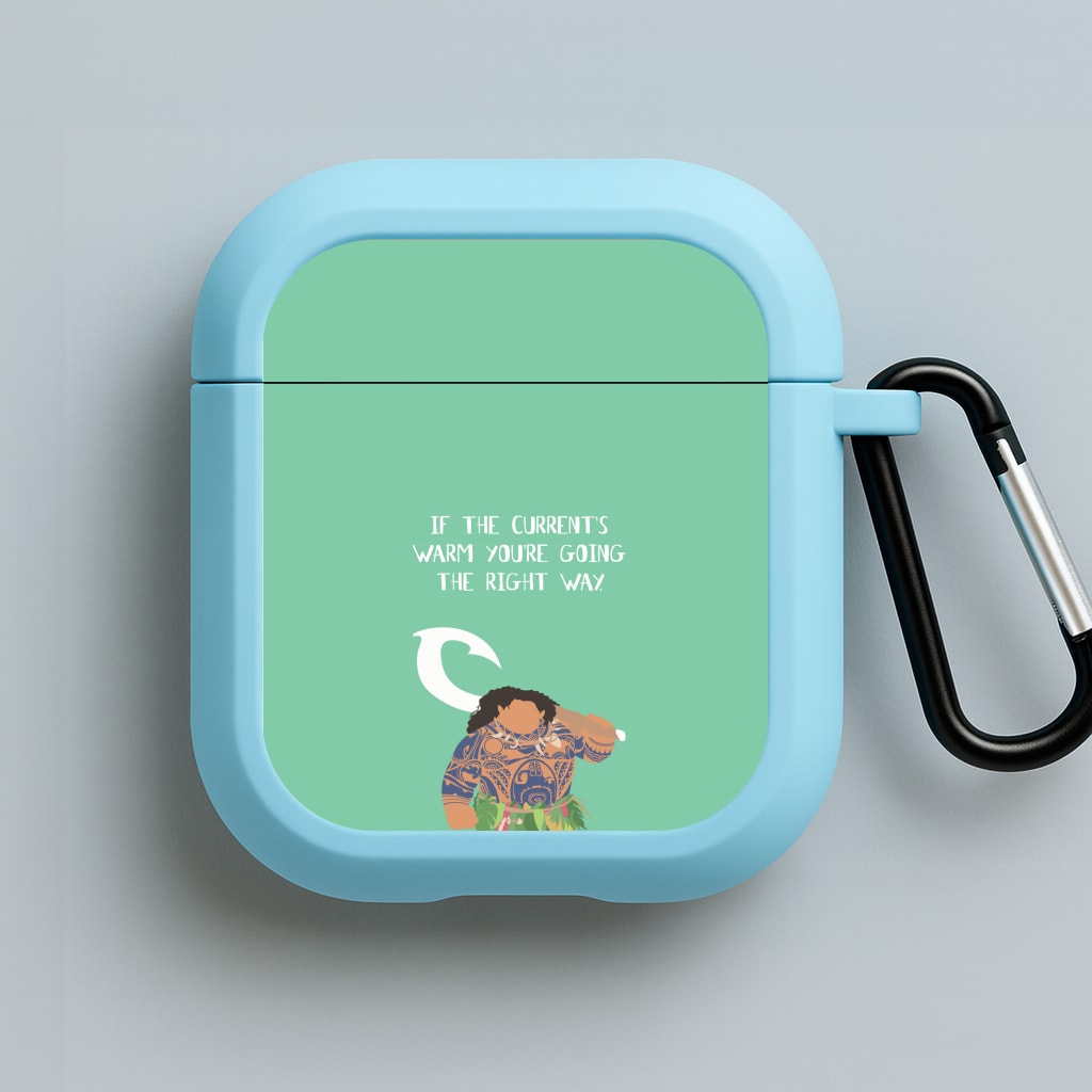 If The Current's Warm Blue AirPods Case