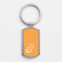 What's A Demi God Silver Keyring