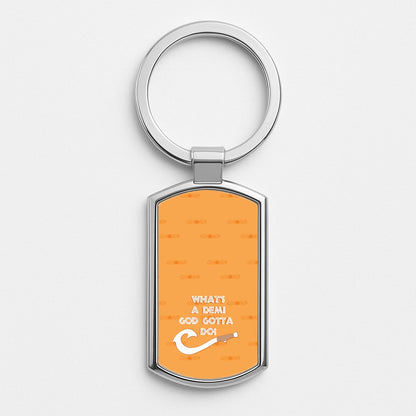 What's A Demi God Silver Keyring