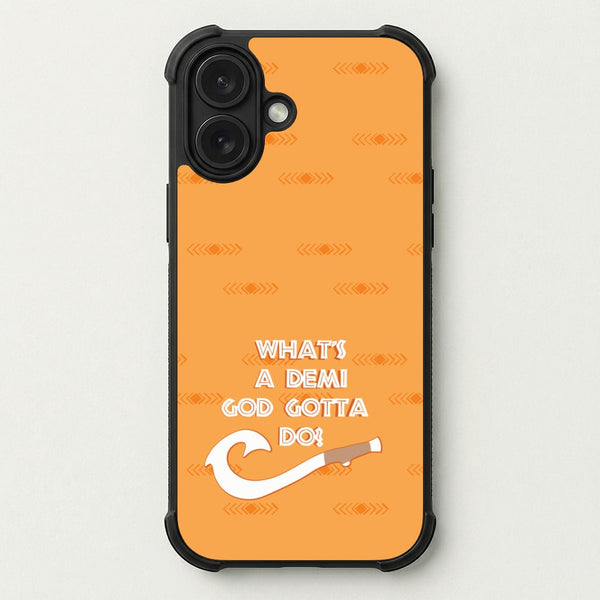 What's A Demi God Phone Case — Bumper case