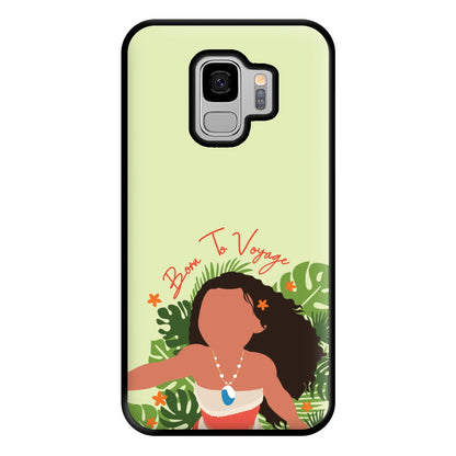 Born To Voyage Phone Case for Galaxy S9 Plus