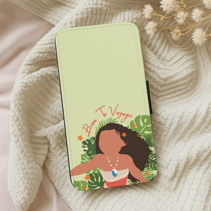 Born To Voyage Wallet Phone Case