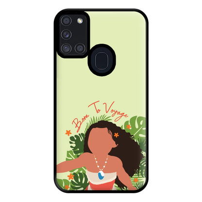 Born To Voyage Phone Case for Galaxy A21s