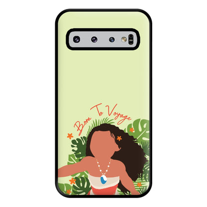 Born To Voyage Phone Case for Galaxy S10 Plus