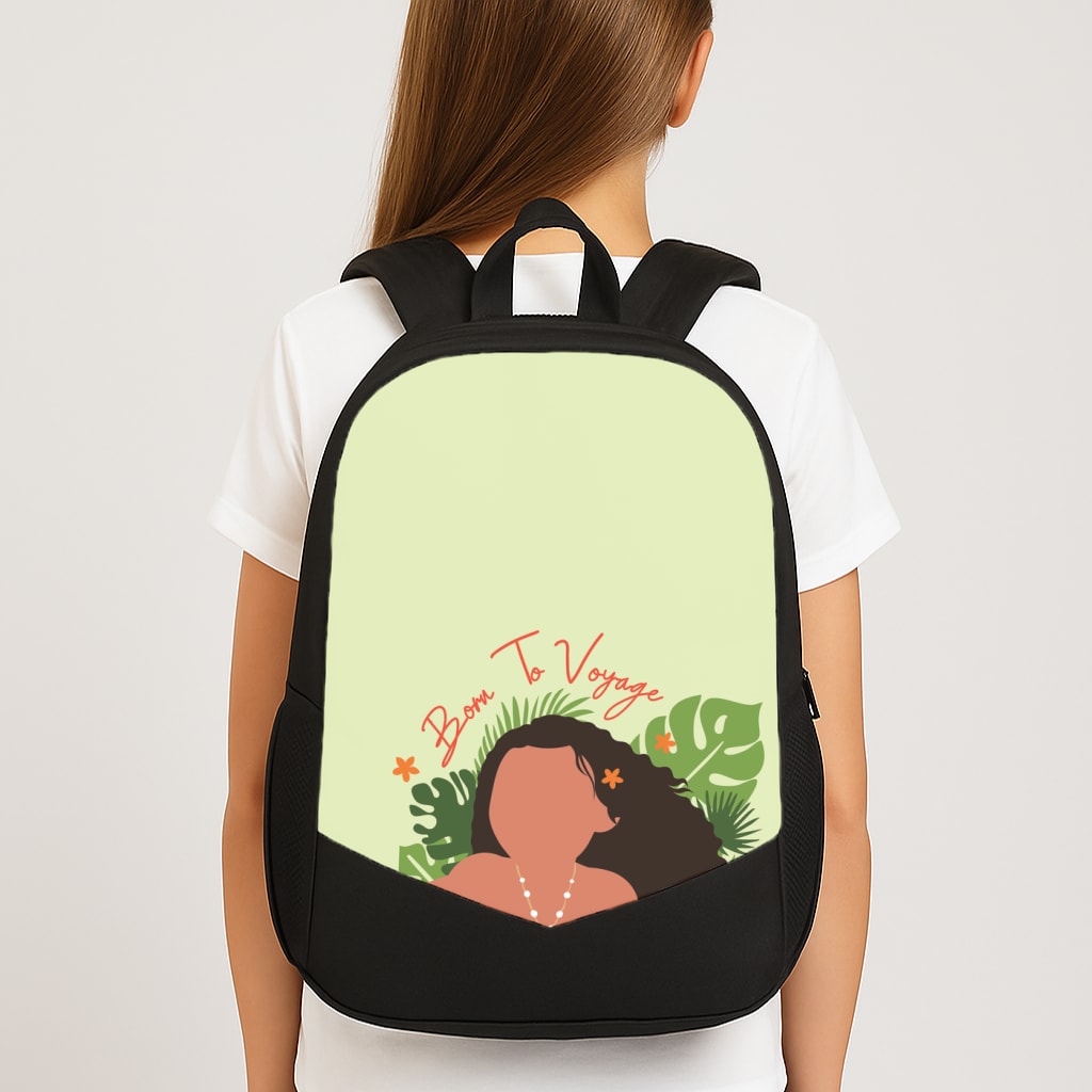 Born To Voyage Large School Bag
