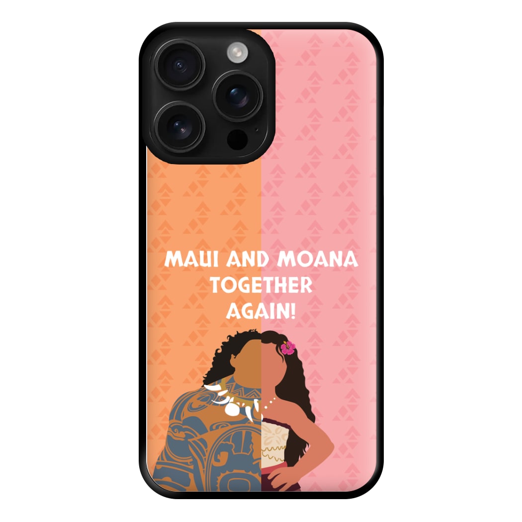 Maui And Moana Together Again Phone Case