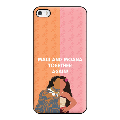 Maui And Moana Together Again Phone Case for iPhone 5 / 5s / SE 2016