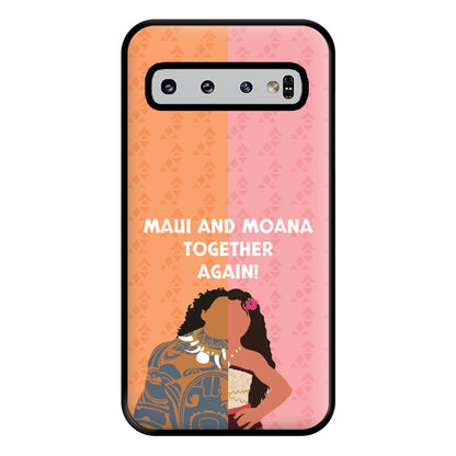 Maui And Moana Together Again Phone Case for Galaxy S10 Plus