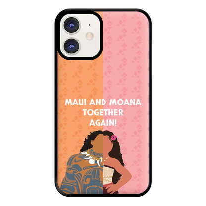 Maui And Moana Together Again Phone Case for iPhone 12 / 12 Pro