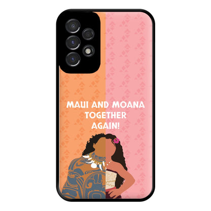 Maui And Moana Together Again Phone Case for Galaxy A53