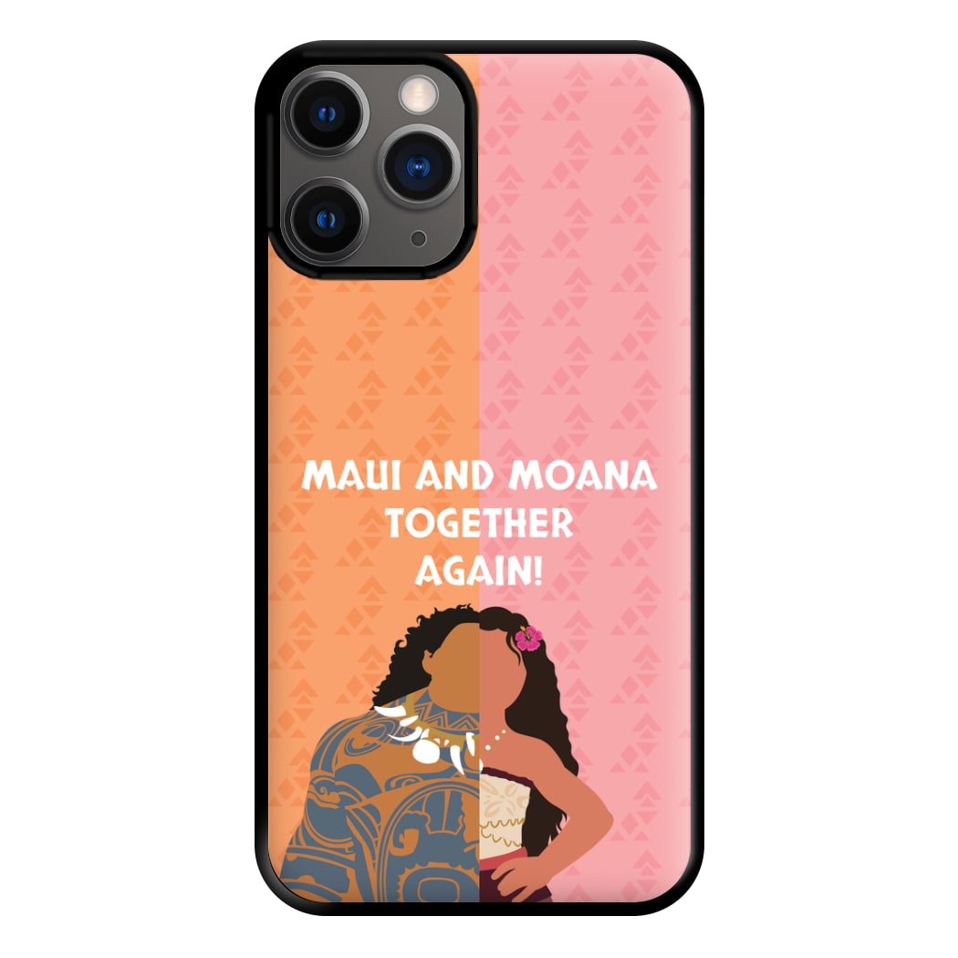 Maui And Moana Together Again Phone Case for iPhone 12 Pro Max