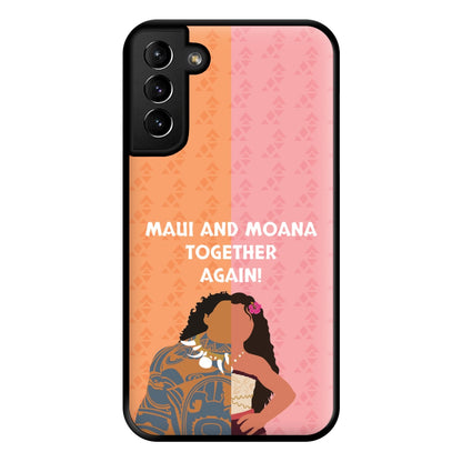 Maui And Moana Together Again Phone Case for Galaxy S21 Plus