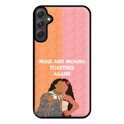 Maui And Moana Together Again Phone Case for Galaxy A54