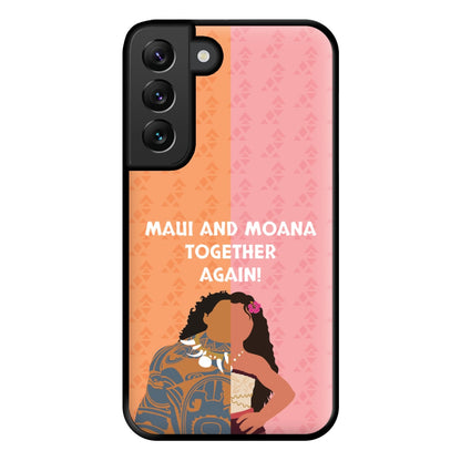 Maui And Moana Together Again Phone Case for Galaxy S22 Plus