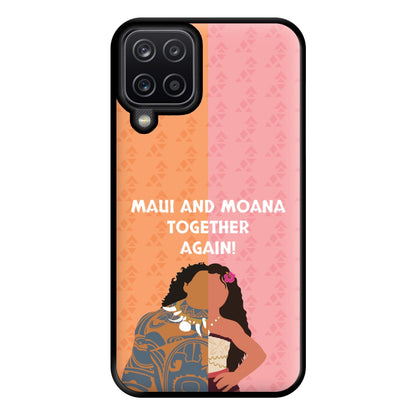 Maui And Moana Together Again Phone Case for Galaxy A12