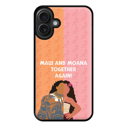 Maui And Moana Together Again Phone Case for iPhone 16 Plus